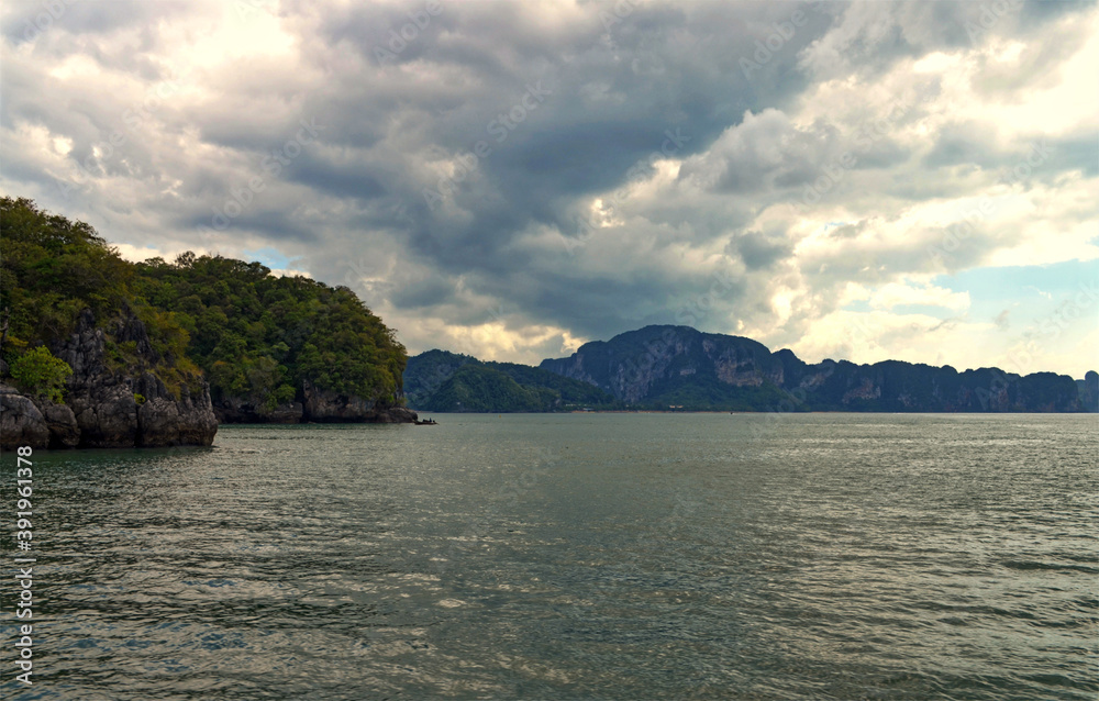 Krabi, Thailand - Approaching Tonsai Bay Krabi, Thailand - Approaching Tonsai Bay