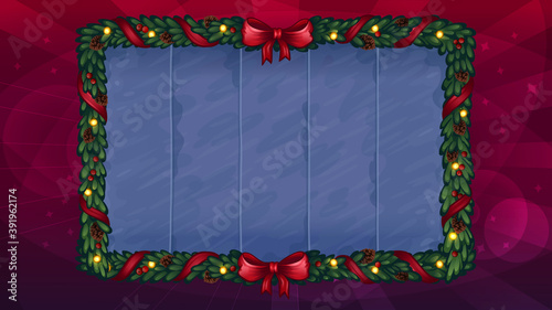 Background for christmas slot game