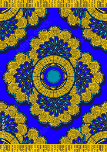 african seamless pattern, picture art and abstract background.