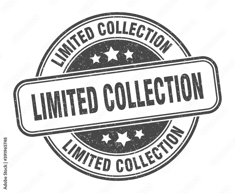 Fototapeta premium limited collection stamp. limited collection label. round grunge sign