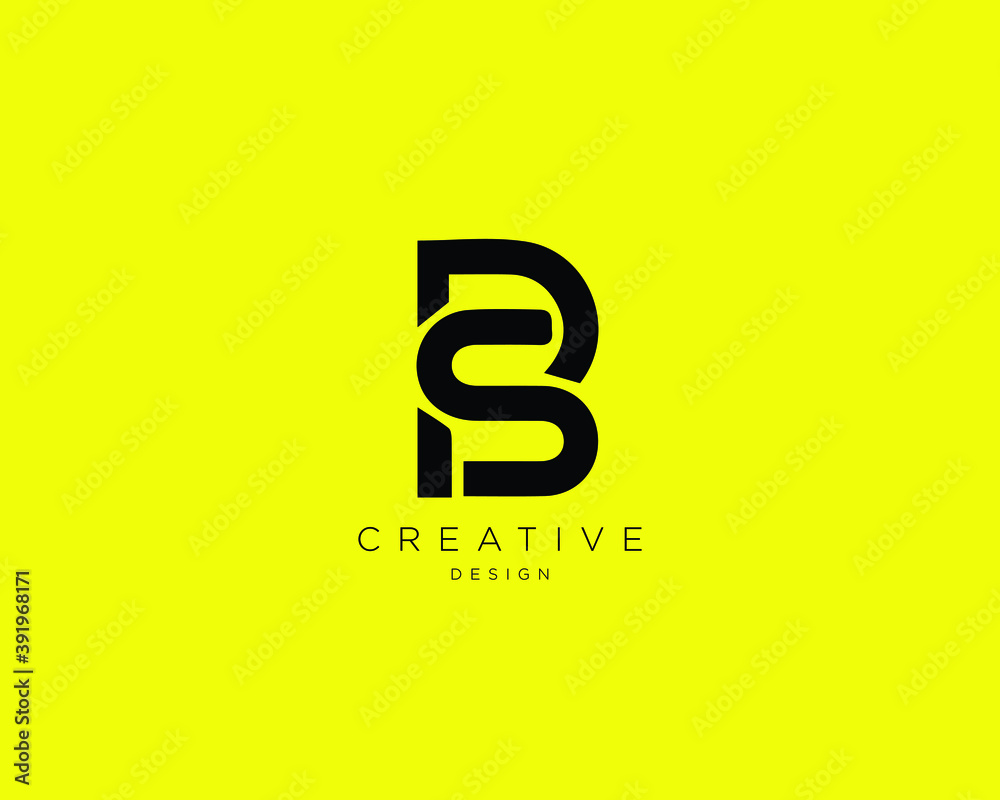 Creative and Minimalist Letter PS Logo Design Using letters P and S , PS Monogram Creative and Minimalist Letter PS Logo Design Using letters P and S , PS Monogram