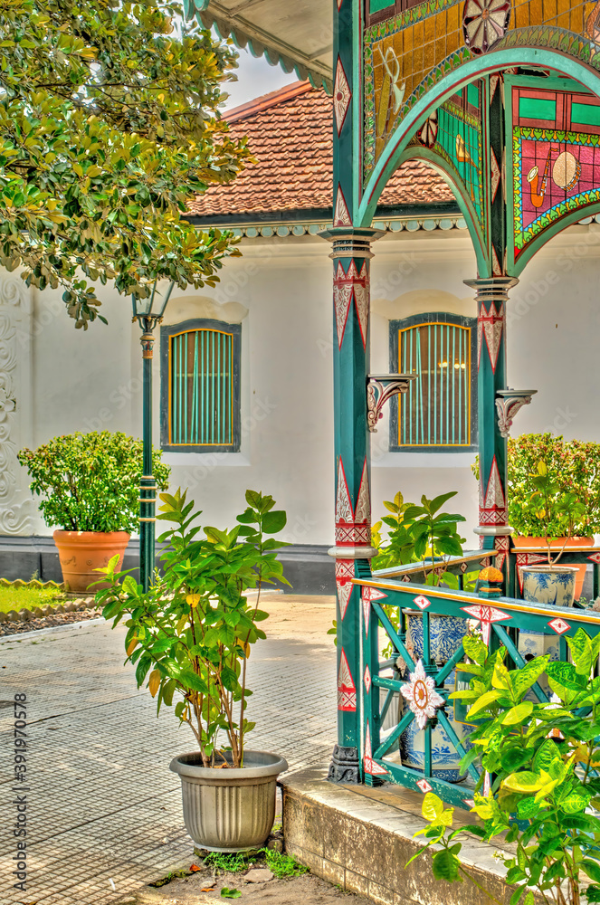 Yogyakarta, Kraton Palace, HDR Image