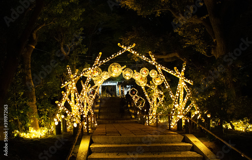 HANA•BIYORI 竹あかりイリュミネーション：竹あかりが灯す花日和の夜は神秘空間