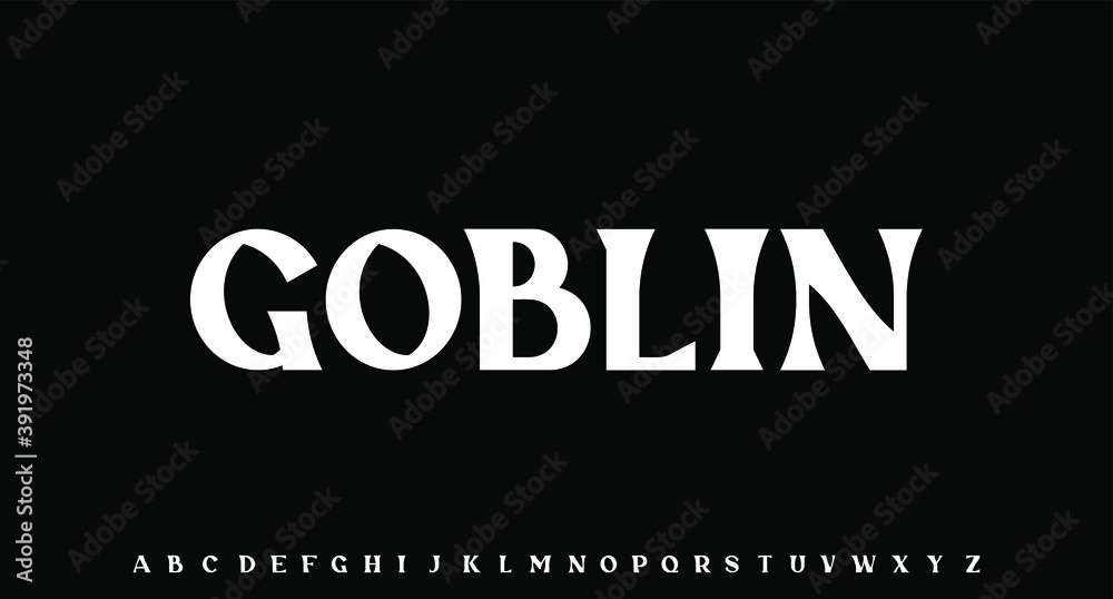 Fototapeta premium fun modern vibe display font