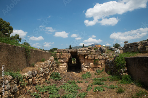 The ancient city of Eretria. West gate. Euboea, Greece.
