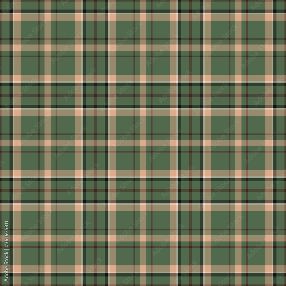 Plaid seamless pattern. Vector background of textile ornament. Flat fabric design. Plaid seamless pattern. Vector background of textile ornament. Flat fabric design.