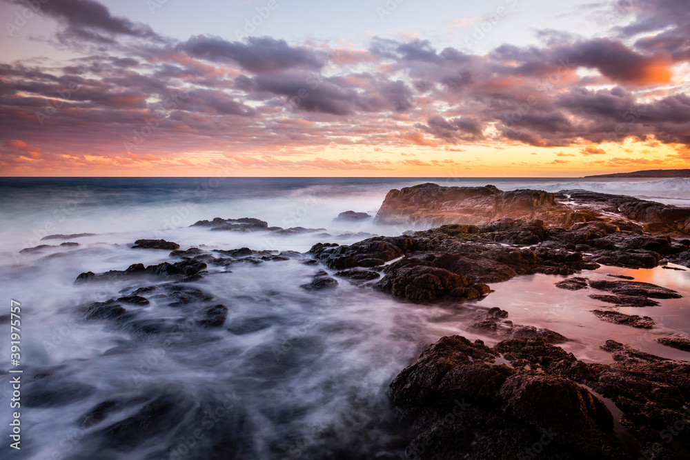 Amazing Sunset Scape at Bushrangers Bay