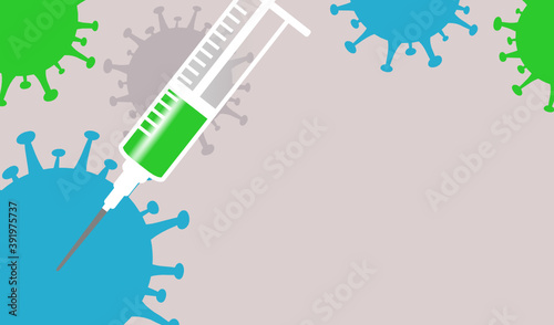vaccin coronavirus covid bannière