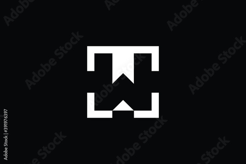 W logo letter design on luxury background. WW logo monogram initials letter concept. W icon logo design. WW elegant and Professional letter icon design on black background. W WW