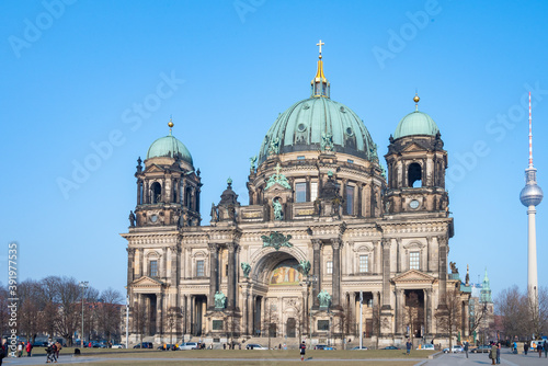 Beautiful view of Berlin cathedral, Berliner Dom
