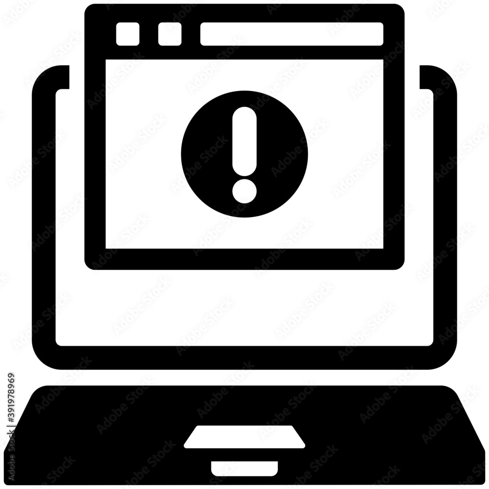 An alert sign symbolising denied access to web data
An alert sign symbolising denied access to web data