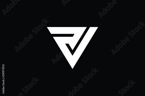 PV logo letter design on luxury background. VP logo monogram initials letter concept. PV icon logo design. VP elegant and Professional letter icon design on black background. P V VP PV