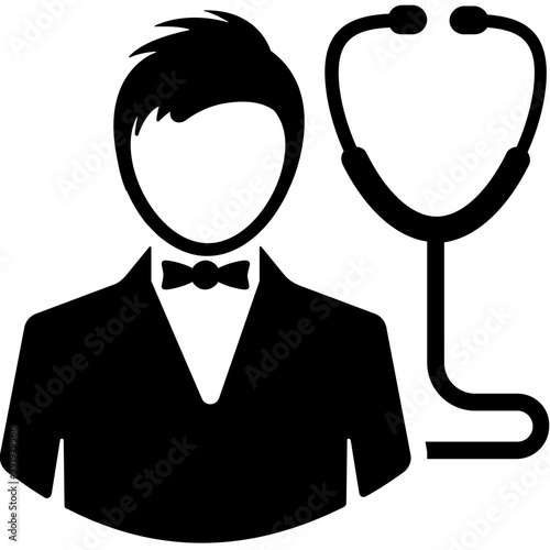 
A professional doctor with stethoscope
