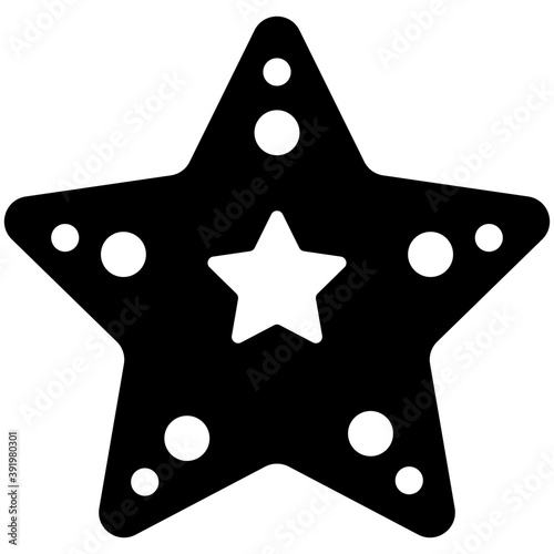 
A star shaped fish or sea stars
