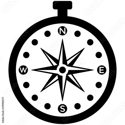 
A direction teller, compass rose
