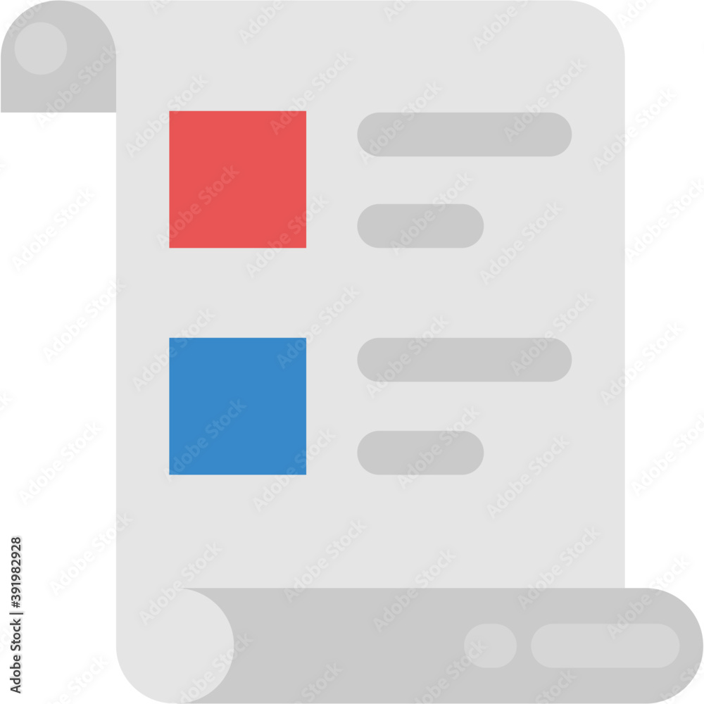 A personal profile document with screen flat icon
A personal profile document with screen flat icon