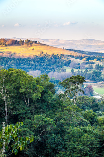 View of Dargle valley, South Africa. photo