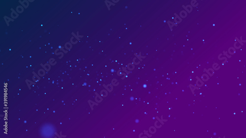 Cyber particles. Abstract wave of many points. Futuristic background illustration. Dust particles. Futuristic blue dots background with a dynamic wave. Big data. 3d rendering