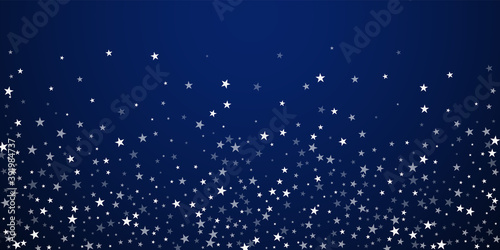 Random falling stars Christmas background. Subtle 