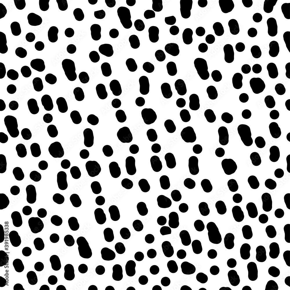 abstract seamless vector pattern with black dots on the white background abstract seamless vector pattern with black dots on the white background