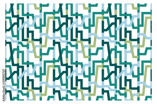 Seamless pattern with labyrinth lines. Surface design.