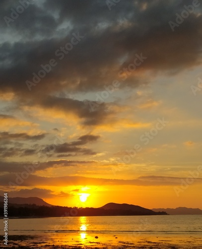 sunset over the sea © Vherny