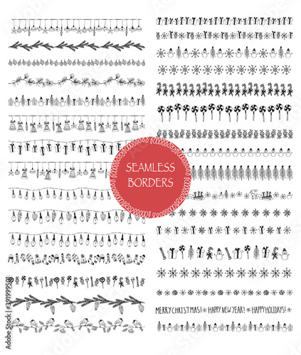 Stripe ornaments and Illustrator pattern brushes