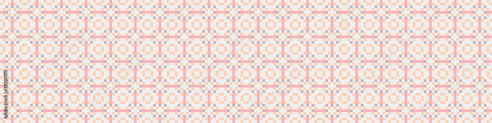 Fototapeta premium Abstract Cross Pattern Dots Logo generative computational art illustration