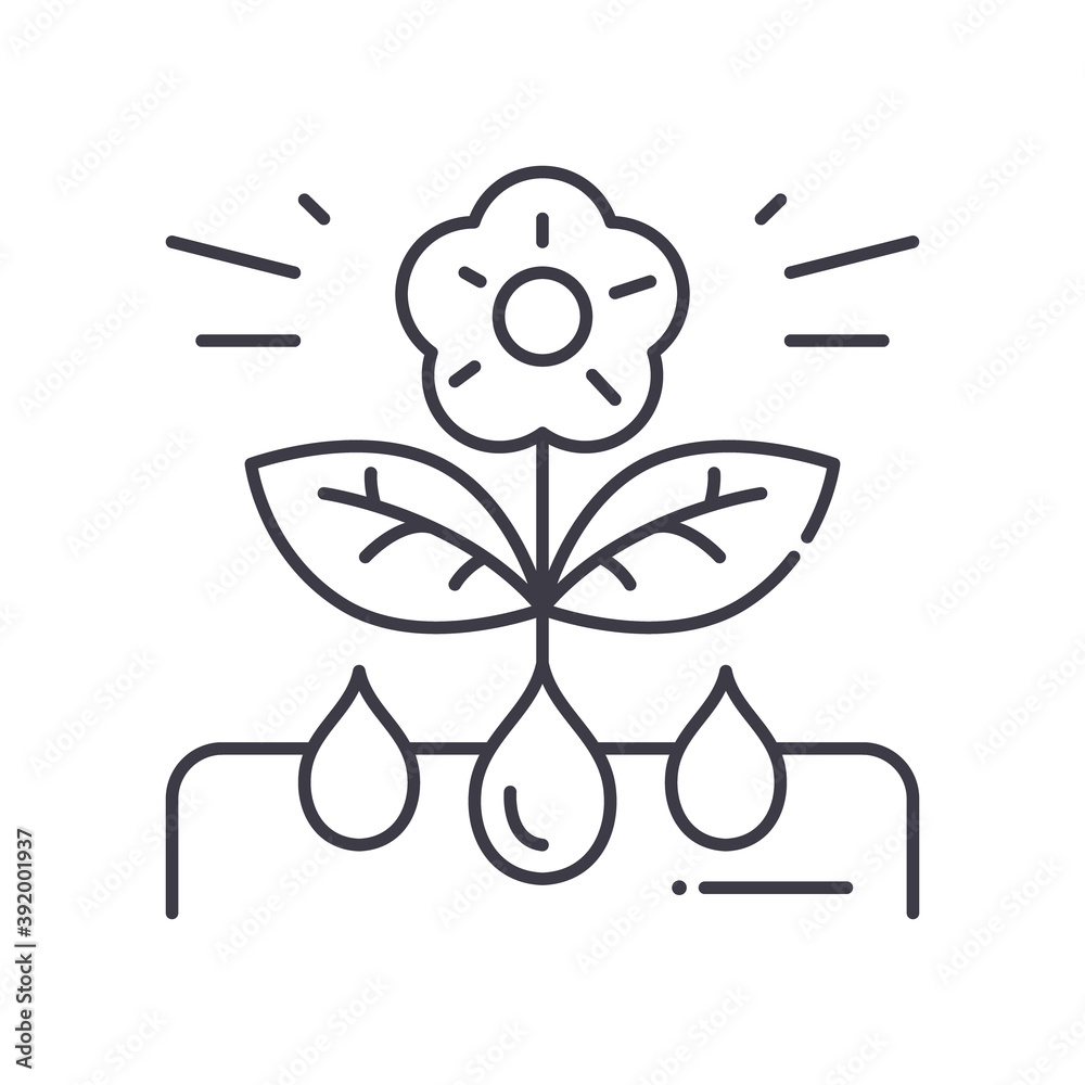 Bio oil icon, linear isolated illustration, thin line vector, web design sign, outline concept symbol with editable stroke on white background. Bio oil icon, linear isolated illustration, thin line vector, web design sign, outline concept symbol with editable stroke on white background.