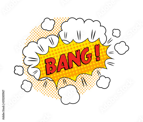 Comic speech bubble. Speech clouds with quotes, exclamations, , surprise, admiration, anger, sound effects pop art. Cartoon pattern with comic speech bubble, boom, burst clouds.