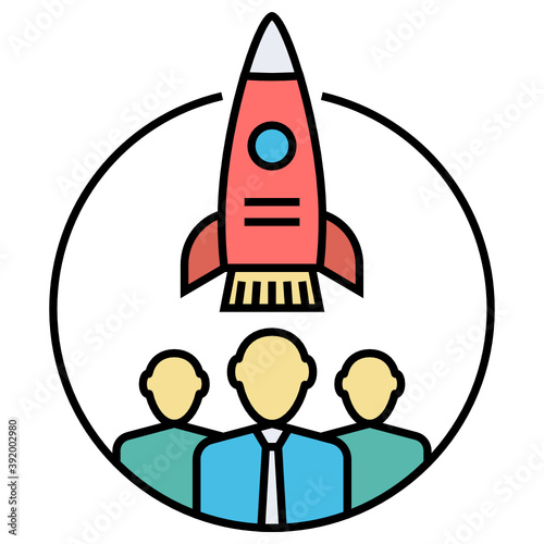 Retail investor Concept, Pool or Group Vector Icon Design, Financier and investors Symbol on White Background, Business Capitalism and Finance Sign, 