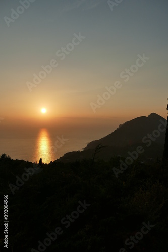Sundown on Corfu