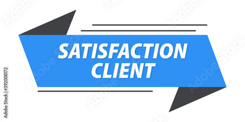 satisfaction client bannière