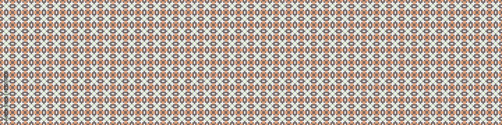 Abstract Cross Pattern Dots Logo generative computational art illustration