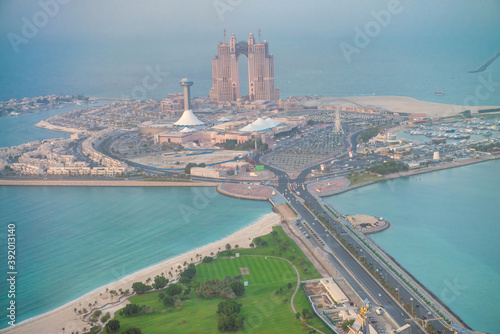 ABU DHABI, UAE - DECEMBER 8, 2016: Atlantis Hotel in Abu Dhabi. Jumeirah Island.