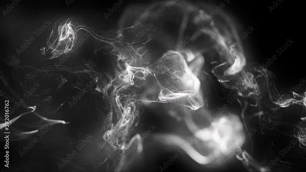 Glowing Particles Background Loop Abstract