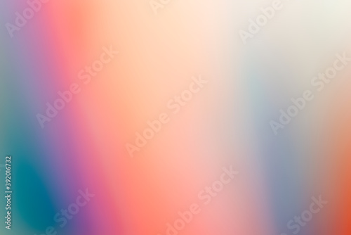 Blurred and colorful abstract background, smooth color gradient