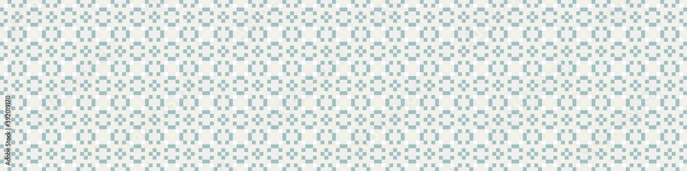 Fototapeta premium Abstract Cross Pattern Dots Logo generative computational art illustration