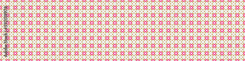 Abstract Cross Pattern Dots Logo generative computational art illustration