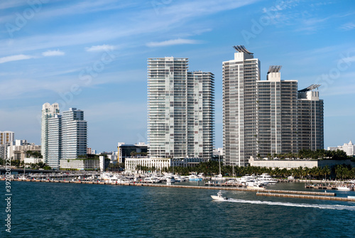 Miami Beach Skyline And Marina © Ramunas