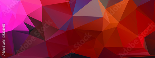 Abstract Color Polygon Background Design  Abstract Geometric Origami Style With Gradient. Presentation Website  Backdrop  Cover Banner Pattern Template