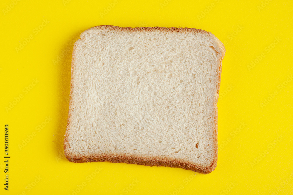 Fresh delicious slice of toast bread