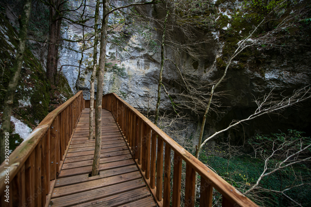 Fototapeta premium Horma Canyon, Kure Mountains National Park. Kastamonu, Turkey.