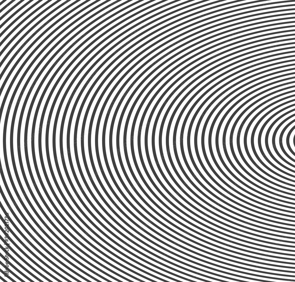 Abstract vector circle halftone black background. Gradient retro line pattern design. Monochrome graphic. Abstract vector circle halftone black background. Gradient retro line pattern design. Monochrome graphic.