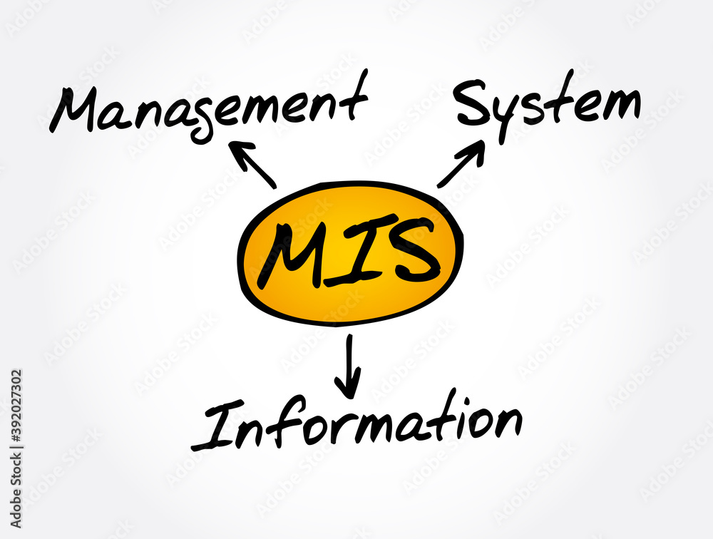 Fototapeta premium MIS - Management Information System acronym concept