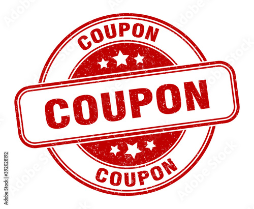 coupon stamp. coupon label. round grunge sign