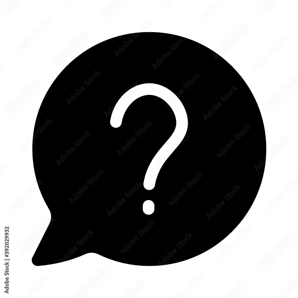 ask question icon vector illustration, message bubble ask question icon vector illustration, message bubble