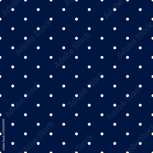 Vector seamless pattern point. Blue dot texture. Point background. Classic polka dots. Simple small geometric pattern. Little polkadots. Minimal dotty. Repeat polkadot. Design textiles prints. Vector