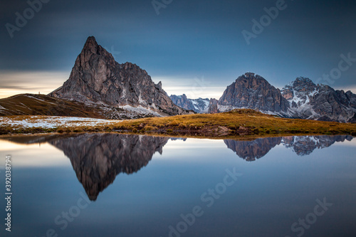 Dolomite Reflections In Lake