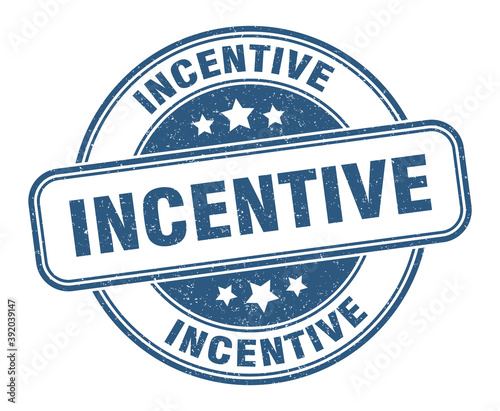 incentive stamp. incentive label. round grunge sign